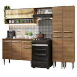 Cocina Integral 229cm Marrón Emilly 04