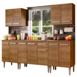 Cocina Integral 233cm Marrón Emilly King 01