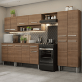 Cocina Integral 293cm Marrón Emilly 01