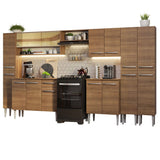 Cocina Integral 325cm Emilly Marrón 05