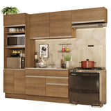 Cocina Integral 270cm Marrón Glamy 15