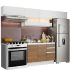 Cocina Integral 280 cm Blanco Glamy Madesa