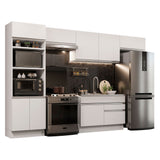 Cocina Integral 350cm Blanco Glamy 01