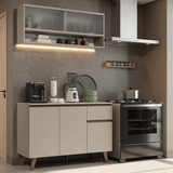 Cocina Compacta 120 cm Crema Nice Madesa 02