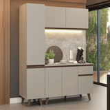 Cocina Compacta 160 cm Crema Nice Madesa 01