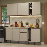 Cocina Compacta 180 cm Crema Nice Madesa 01
