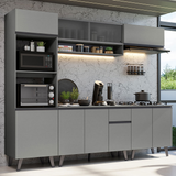 Cocina Integrale 260cm Gris Nice Madesa 02