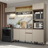 Cocina Integral 260 cm Crema Nice Madesa 03