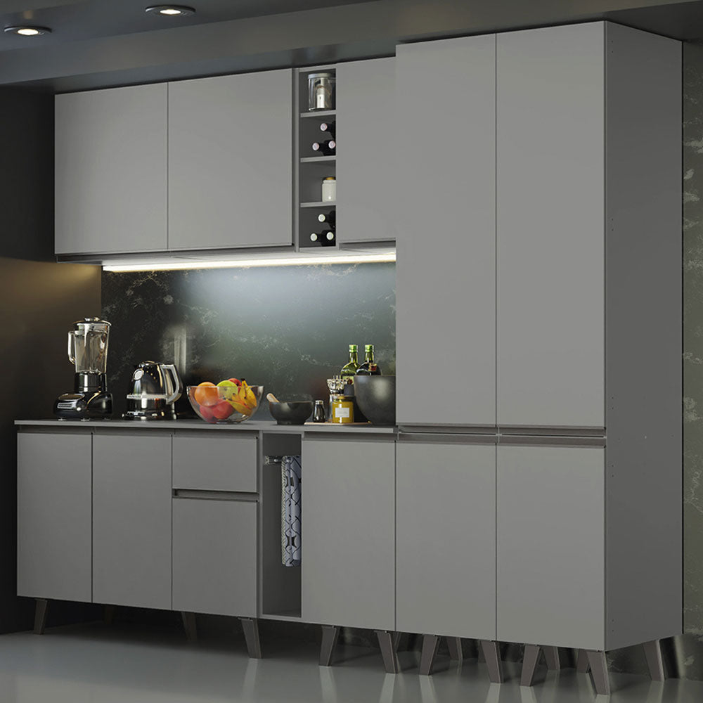 Cocina Integrale 260cm Gris Nice Madesa 05