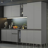 Cocina Integrale 260cm Gris Nice Madesa 05
