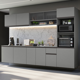 Cocina Integral 300 cm sin Patas Gris Nice 04