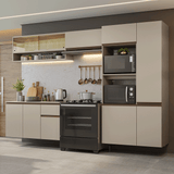 Cocina Integral 300 cm sin Patas Crema Nice 07