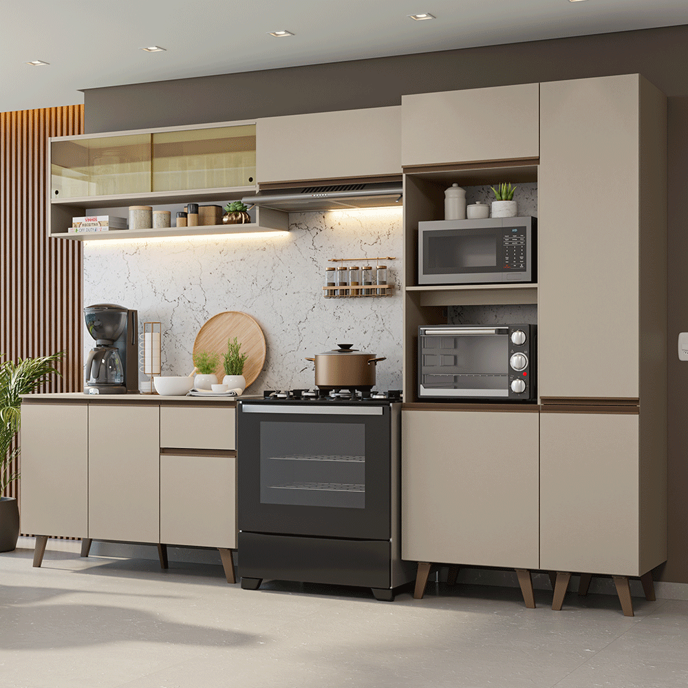 Cocina Integrale 300cm Crema Nice Madesa 09