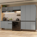 Cocina Integral 320 cm sin Patas Gris Nice 05