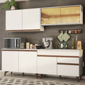 Cocina Integral 240 cm Blanco Reims Madesa