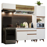 Cocina Integral 250cm Blanco Reims Madesa 04