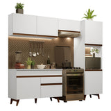 Cocina Integral 250cm Blanco Reims Madesa 06