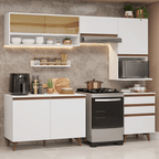 Cocina Integral 250 cm Blanco Reims Madesa
