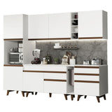 Cocina Integral 260cm Blanco Reims Madesa 05