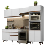 Cocina Integral 260 cm Blanco Reims 09