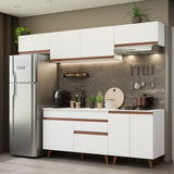 Cocina Integral 260cm Blanco Reims 10