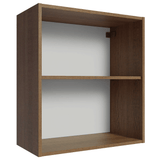 Gabinete Superior para Recámara 60 cm 2 Nichos Abiertos Marrón Neo Madesa