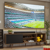Mueble para TV hasta 80 Pulgadas 160cm con patas Marrón/Negro Torino Madesa