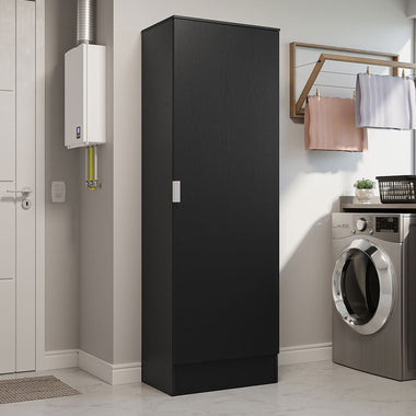 Mueble Lavadero Multiuso 60 cm 1 Puerta Negro Madesa