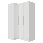 Clóset Modular Esquinero 230 cm 3 Puertas Blanco Neo Madesa