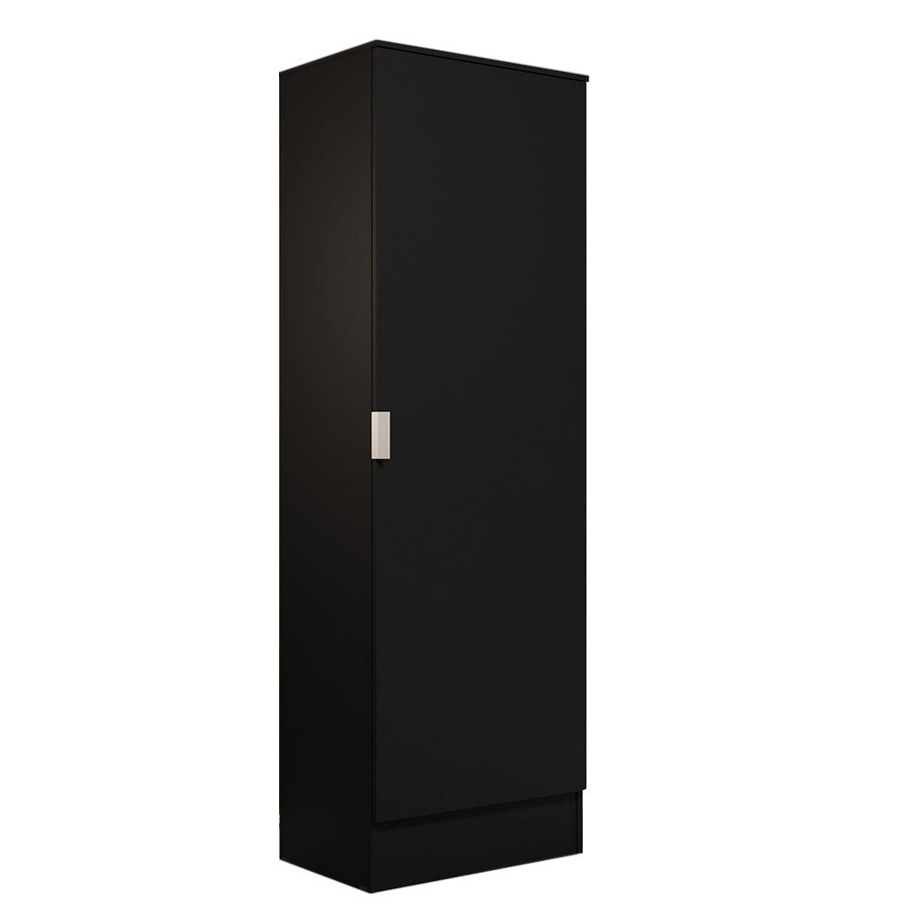 Estante Zapatera 60 cm 1 Puerta Negro Isis Madesa