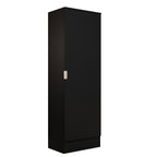 Estante Zapatera 60 cm 1 Puerta Negro Isis Madesa
