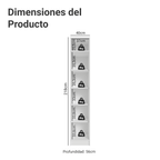 Clóset Modular 40 cm 1 Puerta Blanco Neo Madesa