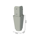 Kit 8 Patas de PVC para Clóset Reno, Austin y Royale Madesa