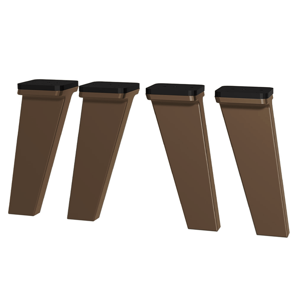 Combo con 4 patas Bronce de Polipropileno para Cocinas Nice Madesa