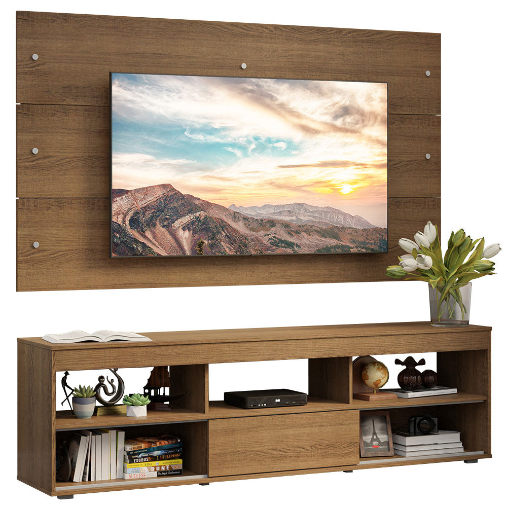 Mueble para TV y Panel Hasta 65" Marrón Orlando