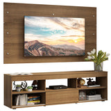 Mueble para TV y Panel Hasta 65" Marrón Orlando