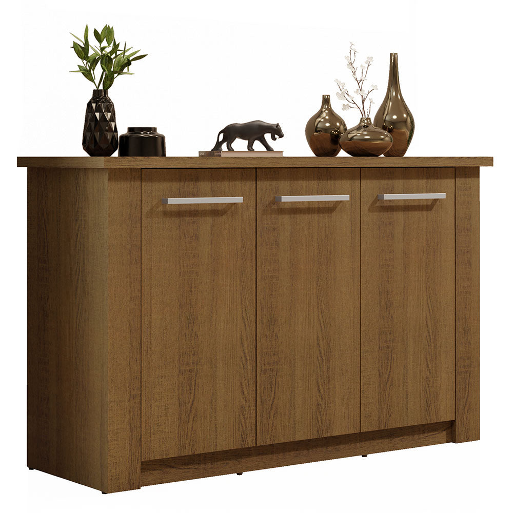 Credenza Bufetera 3 Puertas Marrón