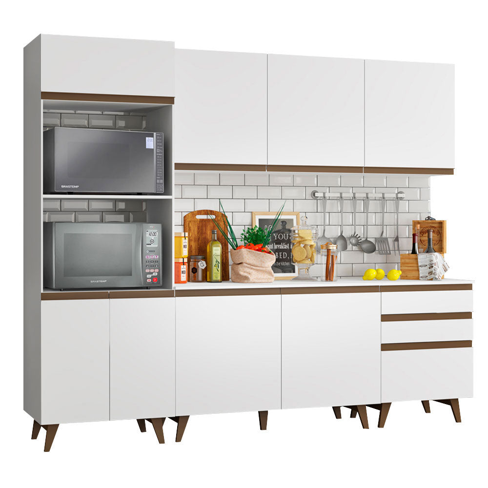 Cocina Integral 250cm Reims Blanco