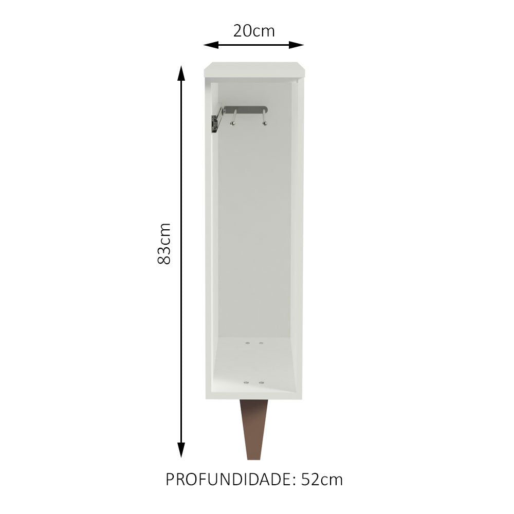 Estante para Paño 20 cm Blanco Reims Madesa