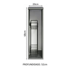 Especiero de Cocina 20 cm Gris Nice Madesa