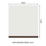 Gabinete Superior Reims 60 cm 1 Puerta Blanco