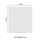 Gabinete Superior 60 cm 1 Puerta Blanco Stella Madesa