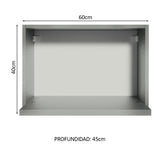 Gabinete Superior 1 Compartimento para Horno Gris