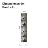 Despensero 40 cm 2 Puertas Sin Patas Nice Crema