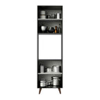 Mueble para Horno 60 cm 2 Puertas Negro Reims Madesa