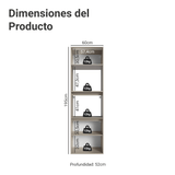 Mueble para Horno 60 cm 2 Puertas 2 Nichos Sin Patas NiceCrema