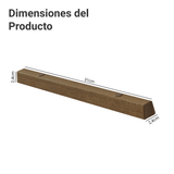Kit de Respaldo para Silla Tapizada 2 Unidades Marrón Madesa
