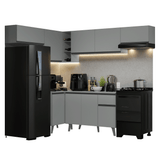Cocina Integrale Esquinera 405cm Gris Nice Madesa 02