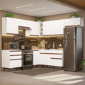 Cocina Integral Esquinera 462cm Reims Blanco 03
