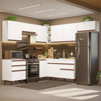 Cocina Integral Esquinera 462cm Reims Blanco 03